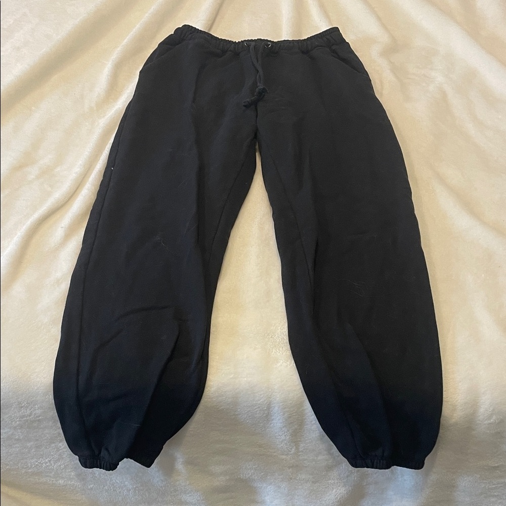 Women’s Abercrombie Black Drawstring Jogger Pants